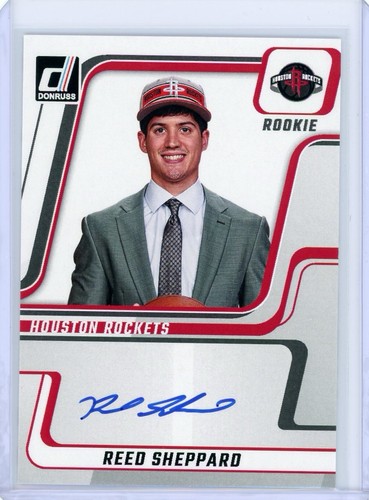 2024-25 Panini Donruss Reed Sheppard Next Day Rookie Auto SSP Rockets #NDA-RSH