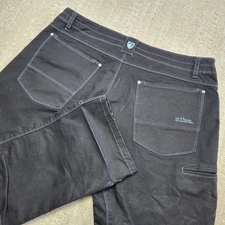 Kuhl Pants Men 38X30 Free Rydr Hiking Gorpcore Vintage Patina dye Canvas Black