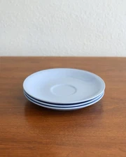 Mid Century Vintage Homer Laughlin 1951 Skytone Blue Solid Demitasse Saucer