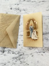 SANTINO PRIMA COMUNIONE 1953 VECCHIO SANTINO OLD HOLY CARD