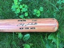 ORIGINAL N.Y. METS #33 "ANDY TOMBERLIN" GAME USED LOUISVILLE SLUGGER -NO CRACKS