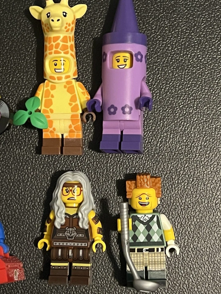 The LEGO Movie Series 2 Minifigure Lot Of 10 Emmet Abe Giraffe Rex Crayon Hula - Image 4 of 4