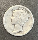 1935 S - 10C Mercury Dime / 90% Silver Coin.