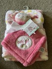 BABY GEAR BLANKET AND SECURITY BUDDY PINKS YELLOW 30” X 36” NEW — photo 1