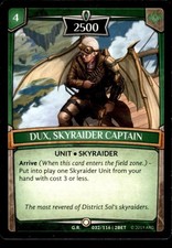 Dux, Skyraider Captain 032/116 Argent Saga 2019 ARG Trading Card TCG CCG