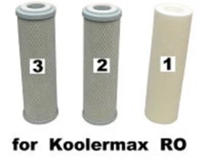 Original Koolermax KPAK-3 Replacement Sediment Carbon Block Filter AR122 HK120