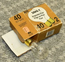 (1) Action Tungsram SAFE-T 40 Watt Bulb for Oven / Refrigerator