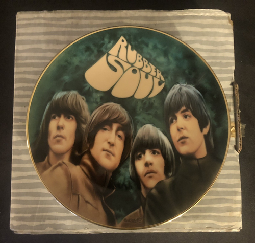 Bradford Exchange Delphi Plate The Beatles "Rubber Soul" w/COA