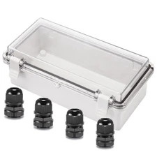 Plastic Electrical Junction Box Visible Cover IP65 Waterproof Project Enclosure