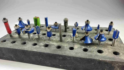 Large Lot Carbide Router Bits And Accessories