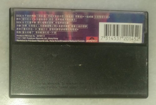 张学友 不老的传说 卡带，磁带 POLY GRAM CHINESE CASSETTE  - Picture 2 of 3