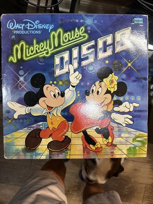 Vintage Walt Disney Productions 1979 MICKEY MOUSE DISCO LP Vinyl Ultrasonic Cln.