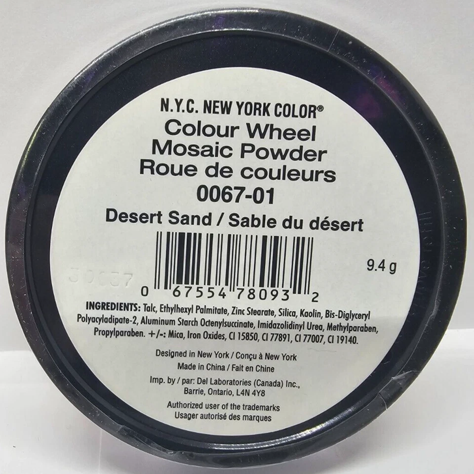N.Y.C. York Color Wheel Mosaic Face Powder 0067-01 Desert Sand - Image 3 of 3