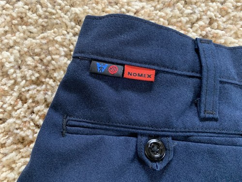 Workrite Benchmark Size 36X29 Nomex Arc Rated 6.6 ATPV HRC 1 Men's Navy Pants - Picture 16 of 17