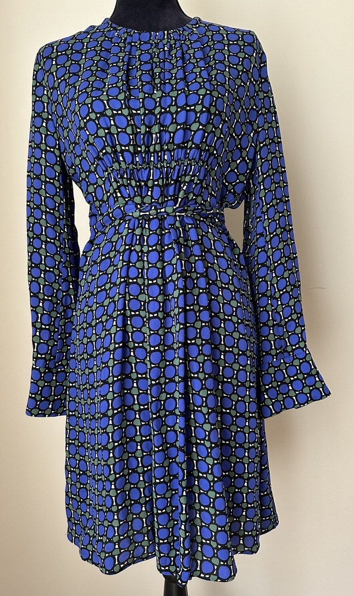 【関税&送料込】Marni Printed Viscose Dress Marni Womens Viscose Long Sleeve Abstract Print Dress Size
