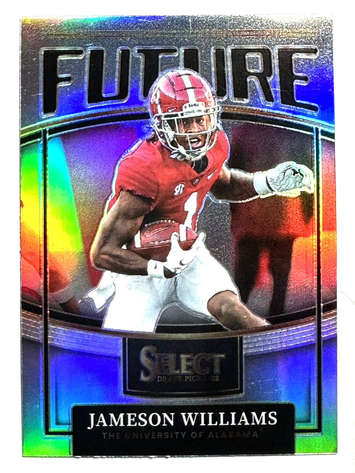 ROOKIE CARD JAMESON WILLIAMS Lions 2022 Panini Select FUTURE SILVER PARALLEL