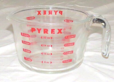 Pyrex 1 Litre, 4 Cups, 32 Ounce, Measuring Jug Pitcher