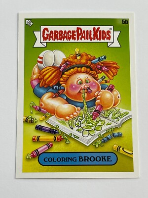 2022 Topps Garbage Pail Kids Book Worms #5b - Coloring Brooke