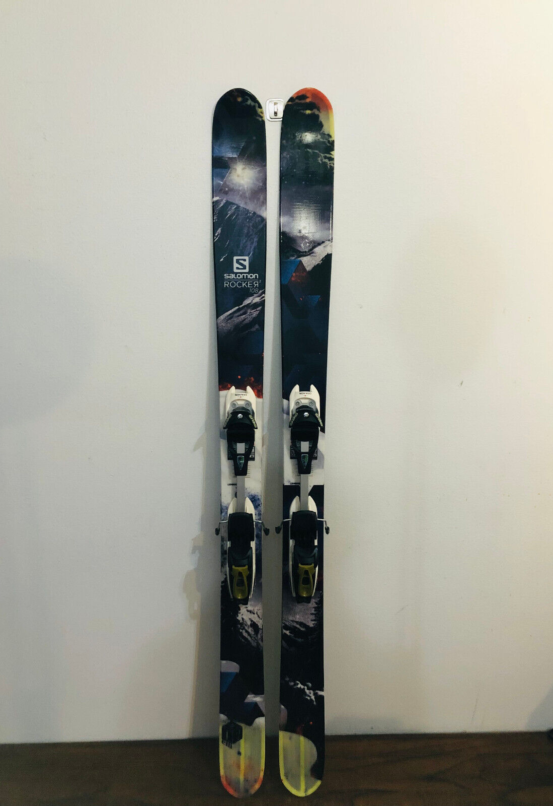 Salomon 2 108 Backcountry AT Alpine Touring MidFat Twin Tip Downhill Skis | eBay