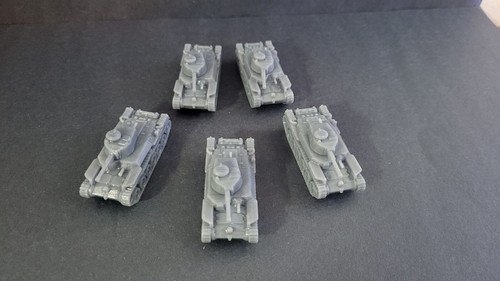 Flames of War Japanese Type 97 Kai Shinhoto Chi-Ha Tank Platoon X5 Lot Fow 15mm  - Bild 3 von 5