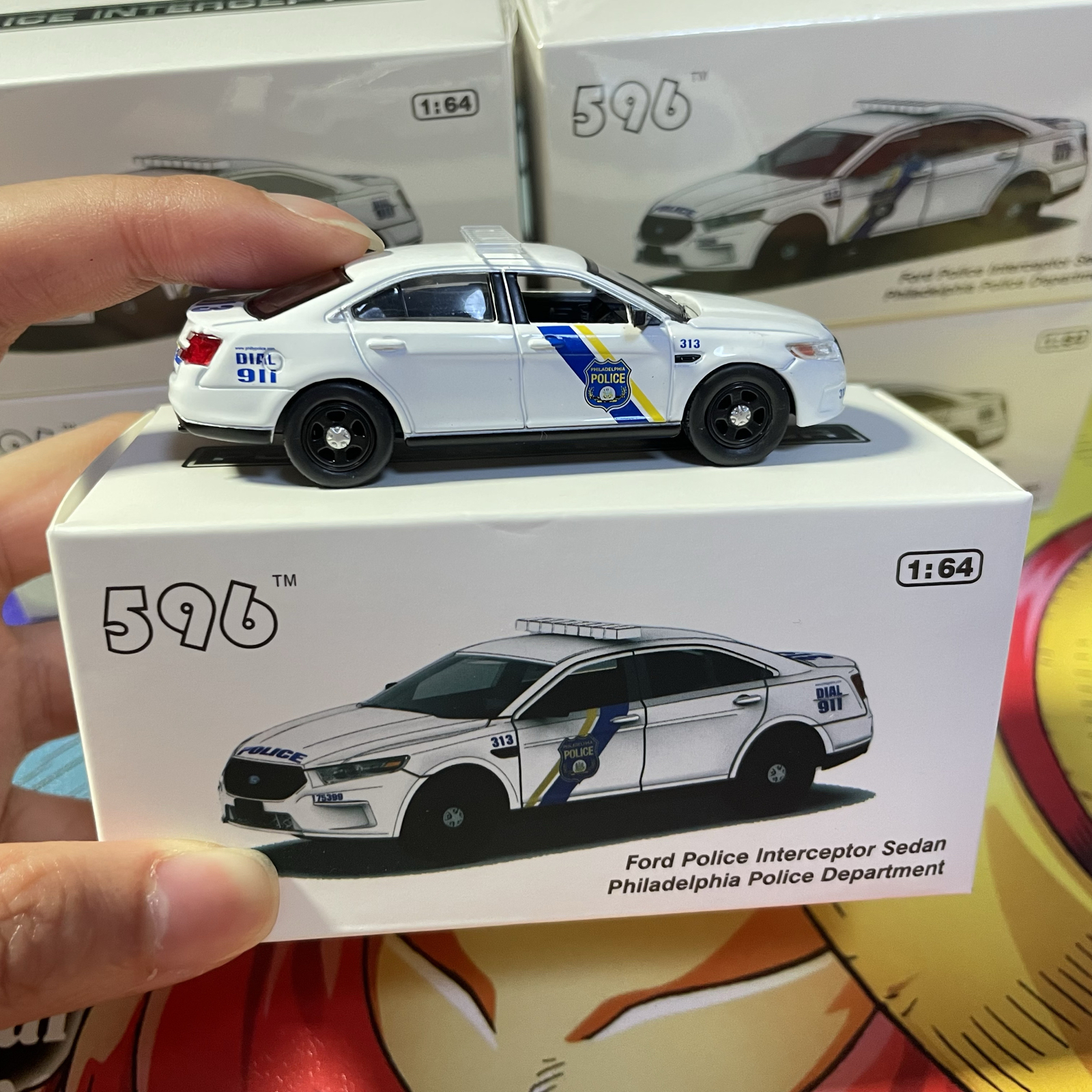 Voiture Miniature 1:64 Ford Taurus Police Philadelphia PPD - Métal Die-cast Neuve 2023