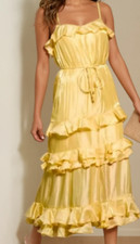 ⭐The Lumière Dress ⭐ Ruffled, Tiered, Adjustable Straps, Maxi, Formal, Casual