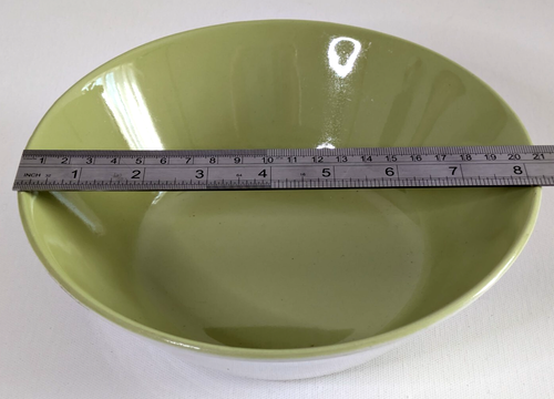 Serving Bowl Mid-Century Modern Olive Green Johnson Brothers - Picture 5 of 6