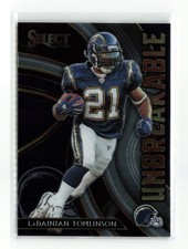 LADAINIAN TOMLINSON #U16 2020 PANINI SELECT CHARGERS UNBREAKABLE
