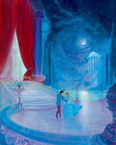 Cinderella Disney Fine Art Harrison Ellenshaw Signed Ltd Ed 195 So This is Love