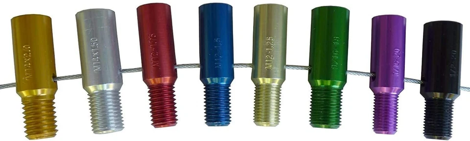 Comprobador de rosca de tuerca y perno de rueda 12x1,5 12x1,75 12x1,25 7/16-20 1/2x20 9/16 Foto 4 de 4