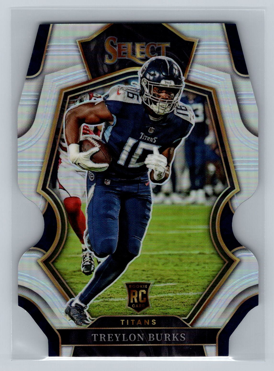 2022 Panini Select Treylon Burks #195 Silver Prizm Die Cut Tennessee Titans