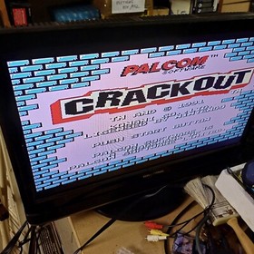 Cartucho juego tipo arkanoid NES Nintendo 8 bits Crackout con funda...