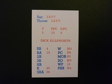 Dick Ellsworth 1970 Big League Manager Baseball Card Cleveland Indians