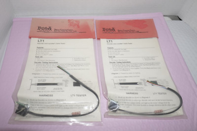 2 Digitrax LT1 Decoder and LocoNet Cable Tester New