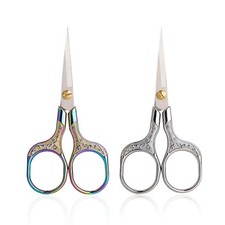 Sewing Scissors Sharp Embroidery Craft Crochet Scissors, 2 Piece Yarn Scissor...