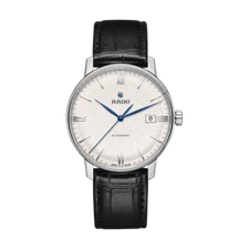 New Rado Coupole Classic Automatic Light Dial Leather Band Men's Watch R22860075