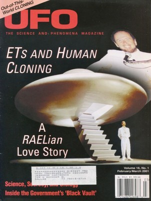 UFO MAGAZINE ~ Feb/March 2001 ~ ETs And Human Cloning ~ D-3-2