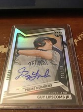 Guy Lipscomb Jr. 2022 Panini Elite Extra Edition Prime Numbers Auto #151 026/195