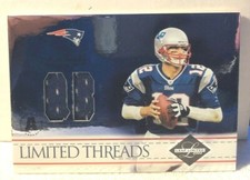 2004 Leaf Limited #Lt-95 Tom Brady Limited Threads /75 GAME WORN 