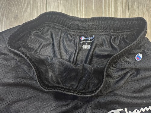 Champion Girls' Black White Lightweight Mesh Athletic Shorts size L (8-10) - Picture 4 of 5