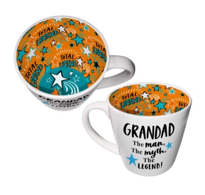 Opa The Legend Geschenkbox Keramiktasse von WPL Geschenke Vatertag Geschenkidee