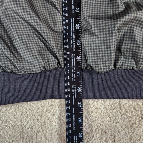 Vintage Highlander Pullover Mens Medium Green Plaid Windwear Golf Jacket - Picture 8 of 8