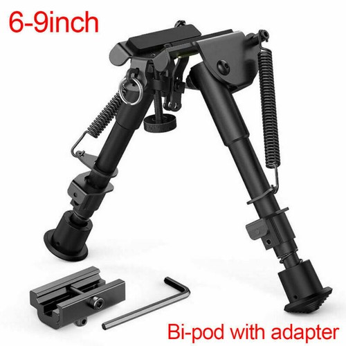360°Swivel Sling Bipod Spring Picatinny Rail Tactical Bipod Mount Stud Air Rifle - Picture 28 of 32