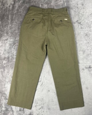 Aime Leon Dore Pants Women's XS Green Pleated Trousers Military