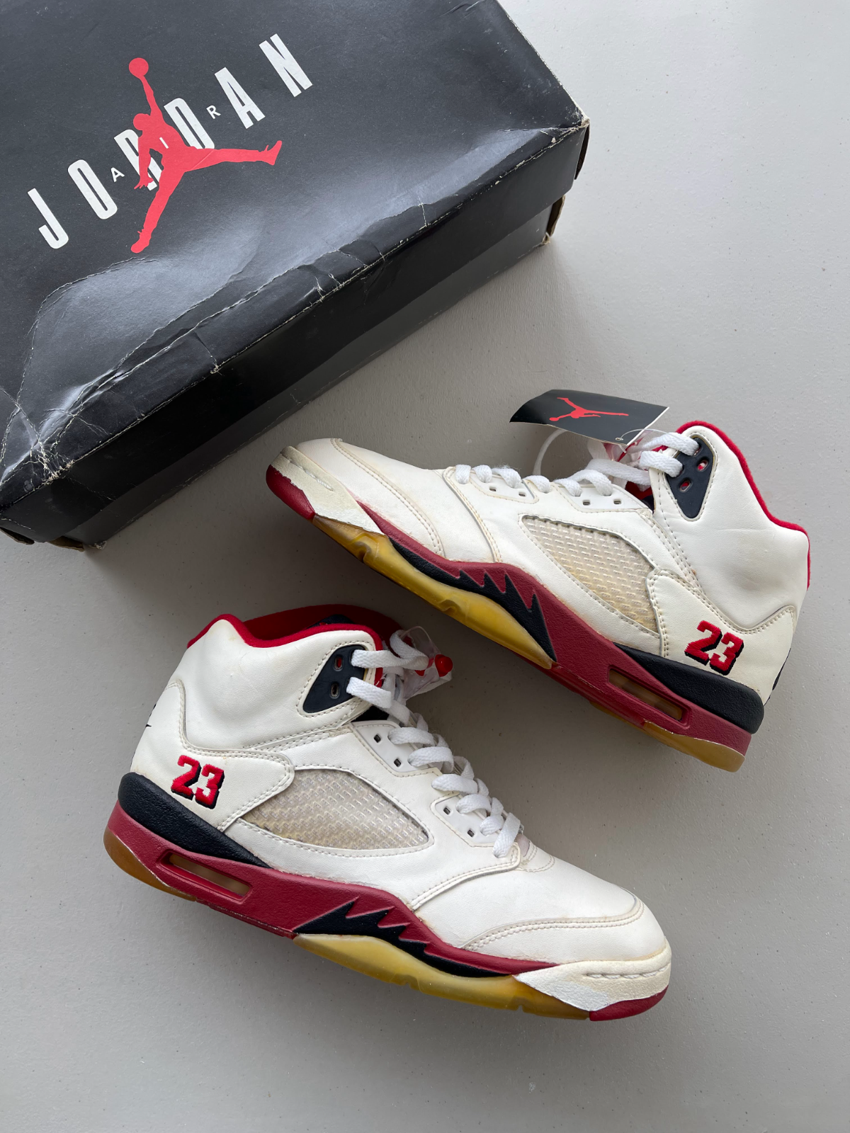 aanraken Vechter plaats OG 1990 Nike Air Jordan 5 V Original Fire Red White 900608FT1 Size 10 US Mens | eBay aanraken Vechter plaats OG 1990 Nike Air Jordan 5 V Original Fire Red White 900608FT1 Size 10 US Mens | eBay