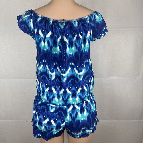 Damen Kurzarm Schulterfrei Trägerlos Kurz Jumpsuit Strampler - Mar by Vix - Bild 5 von 10