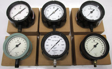 Ashcroft 4.5'' Dial Test/Pressure Gauge Multiple Ranges 1 Lot of 6 . ITL