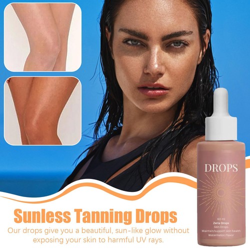 Zeria Sunless Tanning Drops,Self Tanning Drops for Dark Fake Tan - Picture 6 of 7