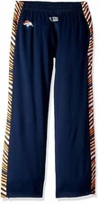 Zubaz NFL Men's Denver Broncos Zebra Accent NFL Stadium Pants