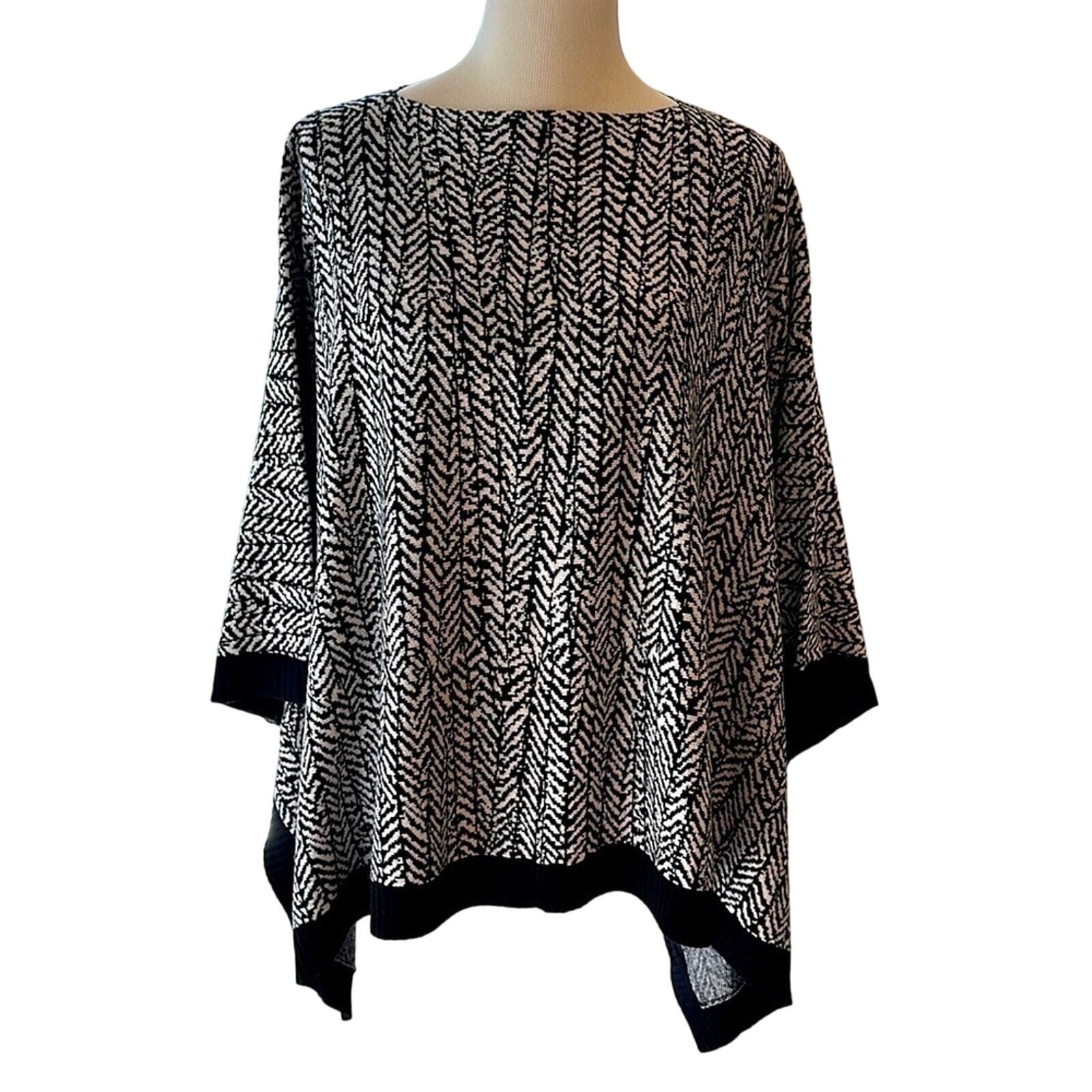 Lululemon Black & White Retired Poncho, O/S, EEUC image 2